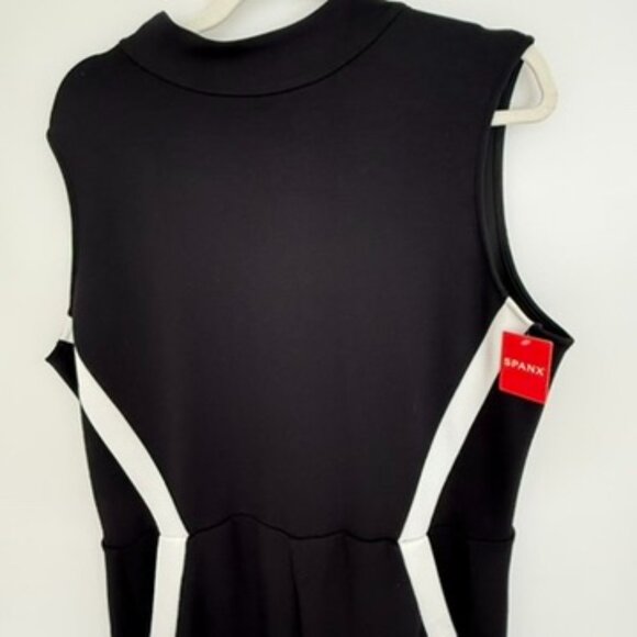 AirEssentials Womens Stripe Sleeveless Jumpsuit Black White Track Sz 1X NWT Boho - Picture 4 of 15
